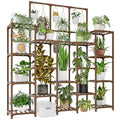GENTINGBRO Plant Stand Indoor Outdoor 63" Tall Plant Shelf for Plants 14-Tier Large Plant Sheves for Living Room Heavy Duty Plant Rack Garden Balcony Patio Hanging Planter