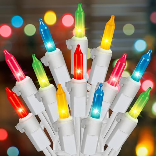 Hopolon 2PACK 50Count Easter String Lights,Christmas Lights Plug in,13FT Incandescent Pastel Mini Light White Wire for Indoor Outdoor Spring Patio Party Yard Garden Bedroom Tree Decor,Multicolor - color: Multicolor,White Wire, size: 2PACK, 50 count