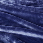 Amazon Basics Throw Blanket, Ultra-Soft Flannel Fleece Microfiber, Cozy for Couch Sofa Bedroom, Fade-Resistant, 50 x 60 Inches, Navy - color: Navy, size: 50 x 60 inches