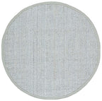 SAFAVIEH Natural Fiber Collection 5' Round Grey NF730F Handmade Farmhouse Premium Jute Area Rug - color: Grey, size: 5' (Round)