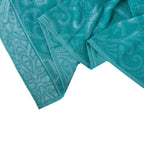 100% Cotton Throw Blanket for Couch Sofa or Bed All Season Terry Blankets & Throws, Lightweight & Breathable Cotton Blanket, Picnic Rug, Terry Bed Sheet (Turquoise) - color: Turquoise