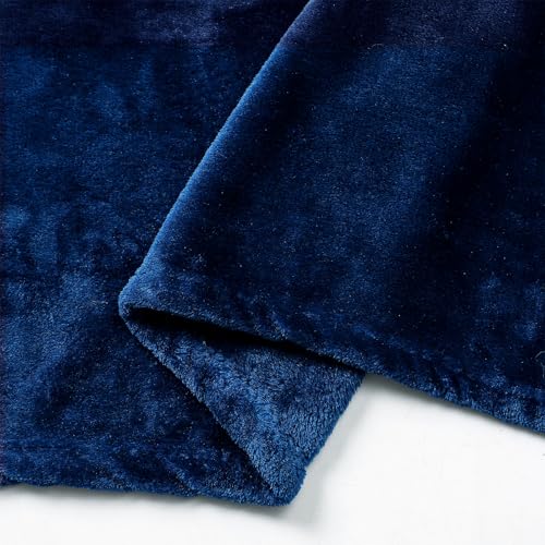 JIAHANNHA Classic Blue Fleece Throw Blanket for Couch Sofa, 50 by 60 Inches | Throw Size Super Soft Cozy Plush Blanket for Couch Sofa Bed,Lightweight Warm Bed Blankets for Adults,All Season - color: Classic Blue, size: Throw(50"×60")
