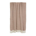 DII Diamond Throw Collection Cotton Woven, 50x60, Cinnamon - color: Cinnamon