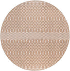 Nourison Home Positano Jute 12' x Round Area Rug - Easy Clean, Non Shedding, Bed Room, Living Room, Dining Room, Kitchen (12' x Round) - color: Jute, size: 12' (Round)
