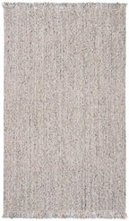 SAFAVIEH Natural Fiber Collection Accent Rug - 2' x 3', Grey & Natural, Handmade Woven Fringe Jute, Ideal for High Traffic Areas in Entryway, Living Room, Bedroom (NF826F) - color: Grey/Natural, size: 2' x 3' (Rectangular)