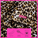Betsey Johnson - Plush Throw Blanket for Couch or Bed, Soft Reversible Western Fleece Throw, Cozy Printed Soft Blanket, Etched Leopard Brown, 50" x 70" - color: Etched Leopard Brown