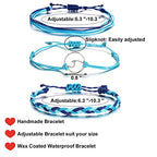 choice of all String Bracelets for Women Boho Wave Surfer Beach Wear Cute Bracelets Set Summer Friendship Jewelry Accessories Beach Stuff - color: I1：16 pcs black blue wave bracelets