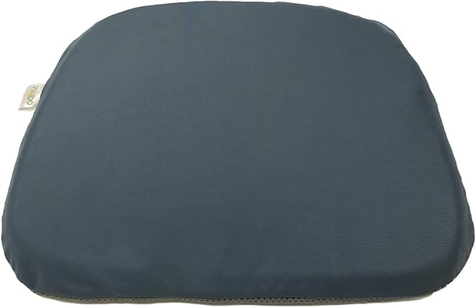 Yogibo Cushibo Gel Seat Cushion for Long Sitting Pressure Relief, Office Desk Chair, Computer, Car, Meditation, Floor Seating Pad, Non-Slip, Indoor and Outdoor, Water Resistant Cover, Dark Grey