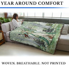 Pure Country Weavers Caretaker Fairy Blanket by Amy Brown - Fantasy Gift Tapestry Throw Woven from Cotton - Made in the USA (72x54)