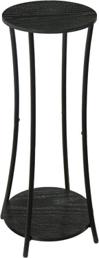 YINMIT Plant Stand Indoor,Round Potted Holder Rack,Flower Pot Stand Shelf,Round Supports Rack,Corner Plant Shelf for Balcony Garden Patio Living Room,Black