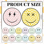 Tinideya 12 Pcs Kids Carpet Circle Seats for Class 16 Inch Round Classroom Rug Back to School Floor Cushions Soft Educational Mat Non Slip First Day of School Learning Playing Areas(Smile) - style: Smile