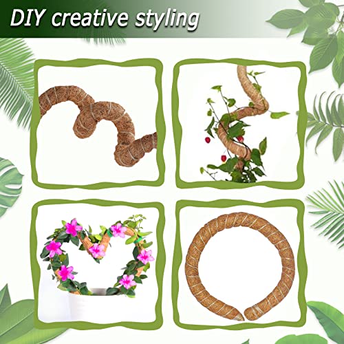 60 Inch Moss Pole for Plants Monstera, Tall Bendable Moss Poles for Climbing Plants Indoor, Large Handmade Plant Pole Sticks, Coco Coir Plant Support Stakes for Potted Plants, Pothos - color: 60 Inch