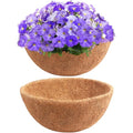 Y&M Set of 2 14 Inch Pre-Formed Round Coco Fiber Hanging Basket Liner,Coco Replacement Liner - 2p - size: 2pc 14inch