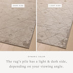 Loloi Amber Lewis Monty Collection MOT-05 Beige/Natural 2'-7" x 10'-0", .50" Pile Height, Runner Rug - color: Beige / Natural, size: 2'7" x 10' (Rectangular)