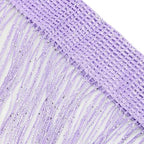 1x2M Door String Curtain Rare Flat Silver Ribbon Thread Fringe Window Panel Room Divider Cute Strip Tassel for Wedding Coffee House Restaurant Parts, Purple - color: Purple