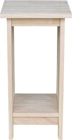 International Concepts Mission Plant Stand, 24-Inch High, Solid Parawood, Unfinished