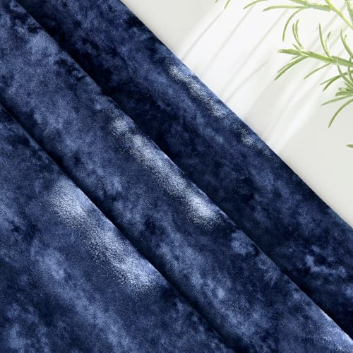 MIULEE Velvet Throw Pillow Covers Set of 2, Soft Neutral Decorative Pillow Cases with Luxurious Textured Vintage Cushion Covers for Home Decor Couch Sofa Bed,Dark Navy Blue 18x18 inch - color: Dark Navy Blue, size: 18" x 18" (Pack of 2)