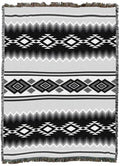 Pure Country Weavers Gray Chevron - Western Tapestry Throw Blanket Woven from Cotton - Made in The USA (72x54) - color: Gray Chevron
