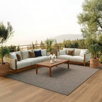 Nourison Home Positano Natural 8' x 10' Area Rug - Easy Clean, Non Shedding, Bed Room, Living Room, Dining Room, Kitchen (8' x 10') - color: Natural, size: 8' x 10' (Rectangular)