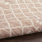 Nourison Home Positano Beige 8' x Square Area Rug - Easy Clean, Non Shedding, Bed Room, Living Room, Dining Room, Kitchen (8' x Square) - color: Beige, size: 8' x 8' (Square)