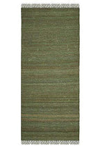 SAFAVIEH Natural Fiber Collection Accent Rug - 3' x 5', Green, Handmade Boho Fringe Woven Jute, Ideal for High Traffic Areas in Entryway, Living Room, Bedroom (NF368G) - color: Green, size: 3' x 5' (Rectangular)