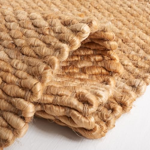 SAFAVIEH Natural Fiber Collection Runner Rug - 2'6" x 14', Natural, Handmade Jute, Ideal for High Traffic Areas in Living Room, Bedroom (NF459A) - size: 2'6" x 14' (Runner)