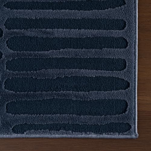 Nuloom Kailani Abstract 9' x 12' Machine Washable Area Rug for Living Room Bedroom Dining Room, Blue - color: Blue, size: 9' x 12' (Rectangular)