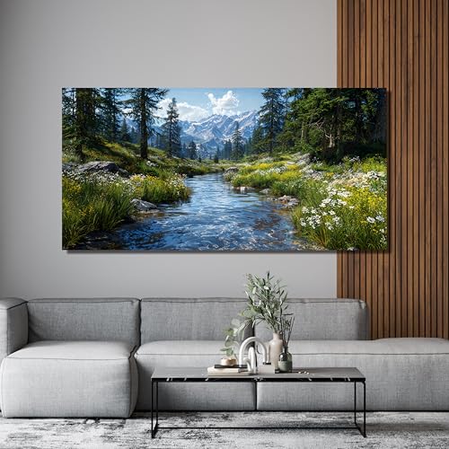 Canvas Wall Art Decor Green Nature Wall Art Prints Artwork For Walls Landscape Botanical Wall Art Decorations Canvas Art Wall Decor Modern Wall Art Pictures For Living Room Hone Office Decor 20"X 40" - color: XY-01L, size: 40"L x 20"W