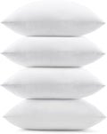 puredown® 12x20 Feather Down Pillow Inserts, 4 Pack Lumbar Pillow Inserts for Couch, Chairs, Office, Apartments