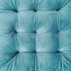 ELFJOY 4 Pack Chair Cushions for Dining Chairs Chair Pads Cushion for Kitchen Office Tufted Square Seat Cushion with Ties (16" Blue Velvet) - color: Blue Velvet
