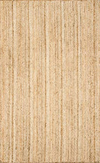 nuLOOM 8x10 Rigo Jute Hand Woven Area Rug, Natural, Solid Farmhouse Design, Natural Fiber, For Bedroom, Living Room, Dining Room, Hallway, Office, Kitchen, Entryway - color: Natural, size: 7'6" x 9'6" (Rectangular)