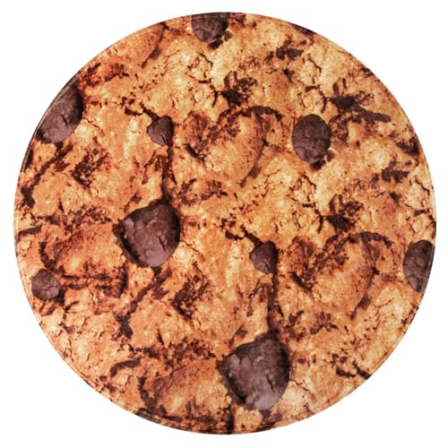 CASOFU Cookie Blanket, White Elephant Gift for Adults Teens Kids Men Women, 285 GSM Soft and Comfortable Flannel Realistic Food Blanket Funny Birthday Gag Gifts for Boys and Girls(Caramel, 71 inches) - color: Caramel, size: 71 inches