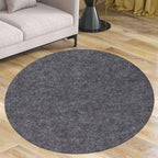 Waterproof Rug Pad Round 1/4 Thick Waterproof Non-Slip Rug Pad， Pad for Hardwood Floors， Rug Pads for All Floors and Finishes, Keeps Carpets in Place Soft and Safe（6FT） - size: 6' round, style: 1/4