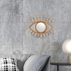 TOYANDONA Rattan Wall Mirror Decorative Woven Vanity Mirror 48x39cm Handwoven Boho Style for Bedroom Entryway Home Décor