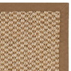 SAFAVIEH Natural Fiber Collection Runner Rug - 2'6" x 12', Natural Brown, Sisal, Woven Design with Border (NF525B) - color: Natural, size: 2'6" x 12' (Runner)