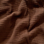 Muslin Blanket - Pure 100% Turkish Cotton Airy Soft Light Versatile Gauze Throw Blanket for Bed, Couch, Sofa (Dark Brown, Throw Size (50" x 66" inch)) - color: Dark Brown, size: Throw Size ( 50" x 66" inch )