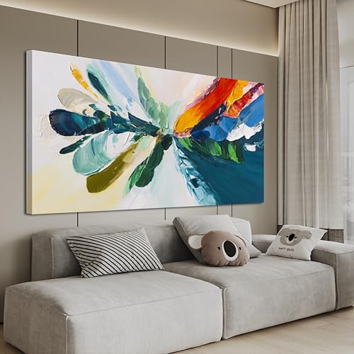 Canvas Wall Art Decor Wall Art Pictures For Living Room Blue White Wall Art Decor Canvas Abstract Art Colorful Abstract Wall Art Prints Art Work For Bedroom Office Kitchen Home Wall Decor 20" x 40" - color: XY-G, size: 40"L x 20"W