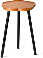 Plant Stand Indoor, Wood Plant Table Plant Holder with Raised Design,Heavy Duty Metal Flower Pot Stand, Mid Century Modern Home Decor Small Side End Table（Clr.2-Flower 20" H）