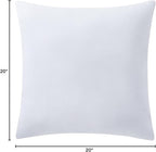 Indigo Ink - Decorative Pillow, Cable Knit Sweater Decorative Pillow, Throw Pillows for Couch or Bed, Boho Home Decor, 20" x 20" (Panther Collection, Off-White)
