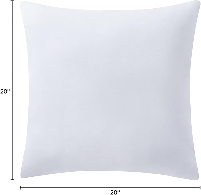 Indigo Ink - Decorative Pillow, Cable Knit Sweater Decorative Pillow, Throw Pillows for Couch or Bed, Boho Home Decor, 20" x 20" (Panther Collection, Off-White)