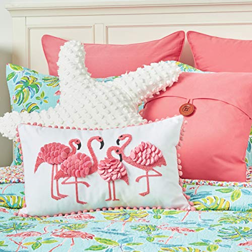 C&F Home Tufted Coastal White Starfish Shaped Accent Throw Pillow 25" x 25" All Seasons Summer Beach House Nautical Home Living Room Sofa Couch Chair Bed Bedroom Decor Decoration 25" x 25" White - color: White