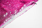 ShinyBeauty 12x12 Inch Hot Pink Sequin Cushion Cover - Luxury Sparkling Pillow Case for Sofa, Bedroom, Birthday Party Supplies - Glam Home Accent Gift - color: Hot Pink, size: 12" x 12" (Pack of 1)