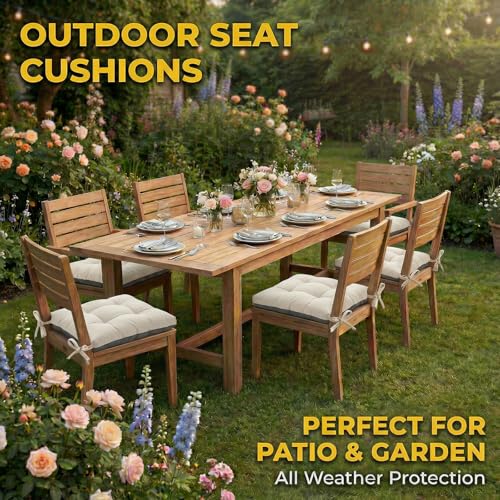 4 Pack 19x19 Inch Shredded Foam Chair Cushions with Straps - All-Season Seat Pads for Indoor/Outdoor Dining, Office, Patio, Kitchen Chairs (Black, 19 INCH × 19 INCH) - color: Black