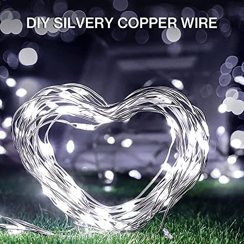 Olafus 16 Pack Fairy Lights Battery Operated, IP68 Waterproof Mini String Light, 7ft Small LED Bottle Light for Wedding Vase Centerpieces Table Decorations Christmas Indoor Party Jars Gift Cool White - color: Cool White