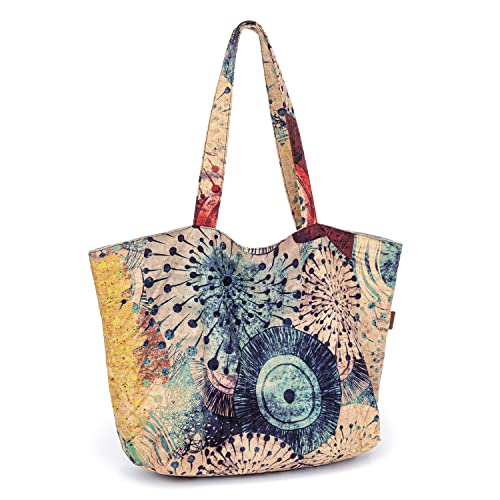 OPQRSTU Women Hippie Tote Hand Bag Large Capacity Bohemian Bag Portable Tourist Shoulder Bags - color: Khaki