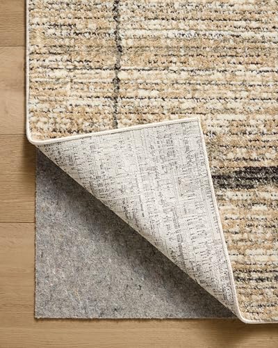 Loloi Jeremiah Brent Bleecker Collection BLE-05 Natural/Charcoal 2'-7" x 10'-0" Runner Rug - color: Natural / Charcoal, size: 2'7" x 10' (Rectangular)