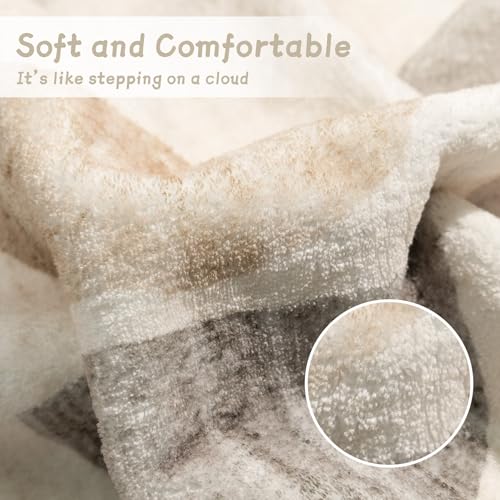 MUJOO Boho Small Rug Washable,2x3 Area Rugs for Entryway Bathroom Entry Entrance Kitchen,Front Door Mat Soft Throw Carpet Non Slip Indoor Modern Abstract Bohemian Neutral Beige - color: Beige and Cream, size: 2' x 3' (Rectangular)