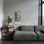 capasin Mandala Boho Macrame Wall Hanging Tapestry For Bedroom Tapestries Vertical Art Fabric Decor Door Living Room Bohemian (Style B, 17.5 * 43) - style: Style B