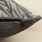 Yangest Grey Throw Pillow Cover Velvet Cushion Cover Branches Rectangular Pillowcase for Sofa Couch Bedroom Living Room, 12x20 Inch - color: Grey, size: 20" x 12" (Pack of 1)