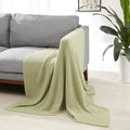 Amazon Basics Chunky Cable Knit Throw Blanket for Couch, Sofa, Bed, Lightweight Soft Cozy, 50" x 60", Sage Green - color: Sage Green, style: Knitted